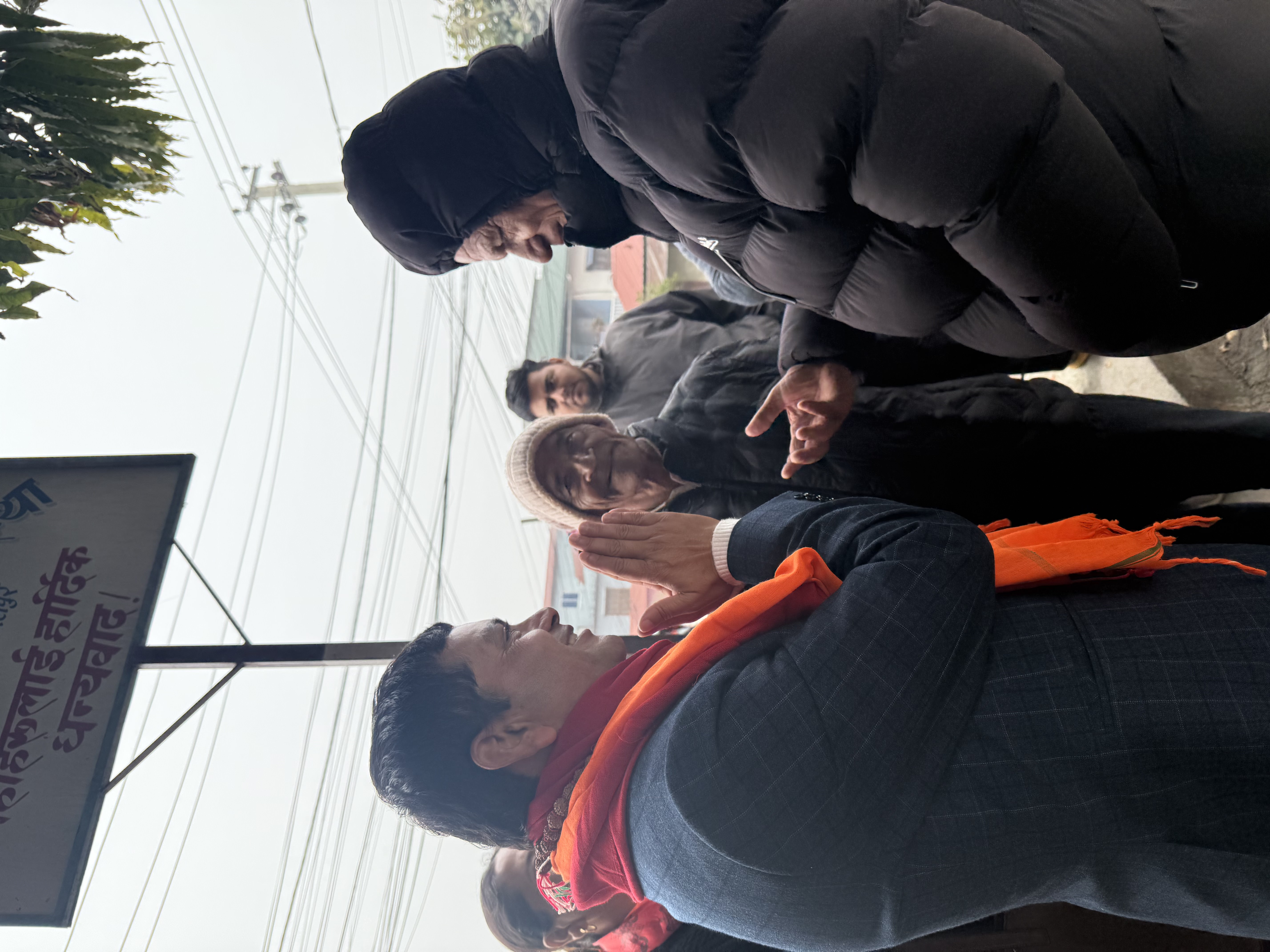 Advocate Ghimire actively participating in community engagement activities and public discussions